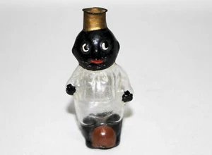 Pequeña Botella de Perfume Miniatura De Colección Alemania Pequeño Figura Bebé Persona Vieja - Imagen 1 de 5