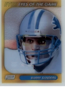 Stadium Club 1999 ojos cromados del juego #22 Barry Sanders - casi nuevo-como nuevo - Imagen 1 de 2