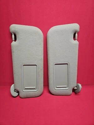 Pontiac Vibe 2009 2010 izquierda derecha gris tela parasol conjunto Foto 1 de 4