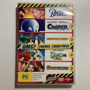 Babe/Casper/Thunderbirds/How The Grinch Stole Christmas/Peter Pan (DVD Region 4) - Picture 1 of 5