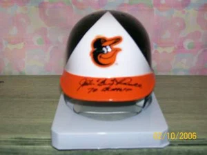 BOOG POWELL SIGNED BALTIMORE ORIOLES MINI HELMET 1970 AL MVP - Picture 1 of 1