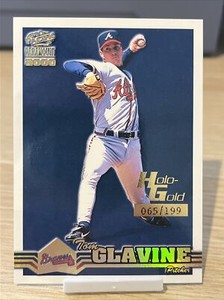 TOM GLAVINE 2000 Pacific Paramount Holo-Gold #D /199 Atlanta Braves SP ( B2)