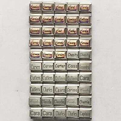 Lote de 50 piezas DIJES ITALIANOS 9 MM #316 al por mayor nuevo stock antiguo nuevo en stock dijes fotográficos Foto 1 de 4