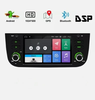 Autoradio Stereo Android FIAT Punto Evo WI-FI Bluetooth Carplay e Android Auto - Immagine 1 di 4