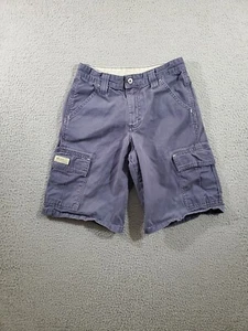 Wrangler Cargo Shorts Boys 10 Regular Blue Khaki Casual School Outdoor - Picture 1 of 10