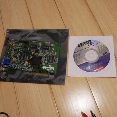 Diamond Viper V330 nVidia RIVA 128 4MB AGP Video Card Driver CD - Tested 02 - Image 1 of 4