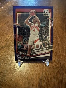 Scottie Barnes 2023-24 Panini Donruss Optic Purple #12 Toronto Raptors - Picture 1 of 2