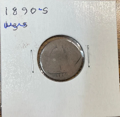 1890 S   Seated Liberty Dime Cover
