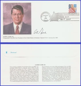 USA5 #IN35 U/A FLEETWOOD FDC   Inauguration Clinton 2nd Term 1997 - Picture 1 of 1