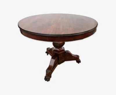 gueridon empire en acajou  - Photo 1/4