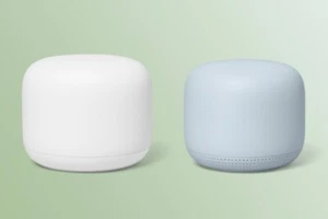 Router WiFi Google Nest i 1 punkt WiFi cała sieć domowa wersja amerykańska biały / niebieski - Zdjęcie 1 z 2