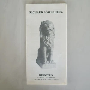 Folleto austriaco vintage - Romantik Hotel - Richard Lowenherz - Durnstein  - Imagen 1 de 6