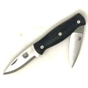 Cuchillo de bolsillo TBS Wildcat con opción de funda - Micarta negra - ¡El último EDC! - Imagen 1 de 14