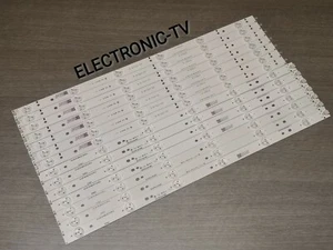 14 Barrettes Leds Pour Philips 49PUS6551/12 49PUS6561/12 - Photo 1/1