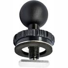 1Pc Black Ball Mount For Ram & Double Socket Arm Track With T- Bolt Attachment