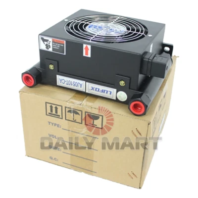 New In Box AJ0510T-CA Hydraulic Air Cooler Air-cooled Oil Radiator PT1/2" - Image 1 of 2
