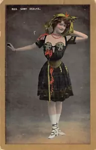 Postcard: Pretty Lady, Gaby Deslys, French Performer, UDB Posted 1908 - Picture 1 of 2