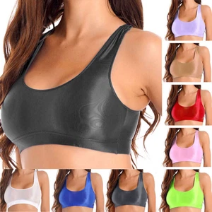 Womens Sports Bra Running Yoga Bras Push Up Wirefree Crop Top Vest Tops AU - Picture 1 of 115