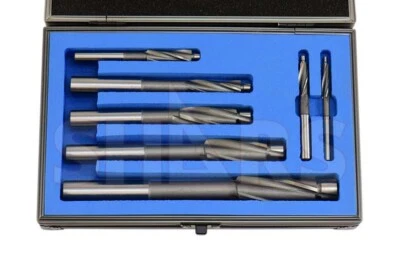 Shars M3 - M12 7 piezas 3 flautas HSS tapa sólida tornillo contraagujero conjunto nuevo #} Foto 1 de 4