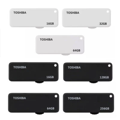 USB Flash Drive TOSHIBA U203 PC Laptop Disk Memory Stick Pack Storage Pen lot - Image 1 of 4