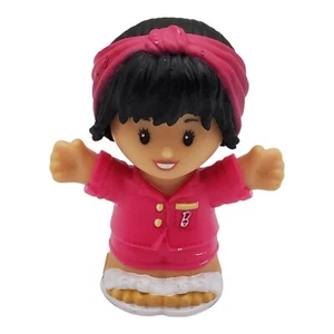 Fisher Price Little People Girl Barbie Pajamas Pink Figure - Picture 1 of 4
