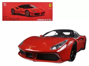 Ferrari 488 GTB Rosso ""Signature Series"" 1/18 Modello Auto pressofusa di Bburago - Foto 1 di 1