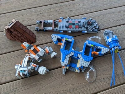 Lote de juegos de Lego construcción parcial - Posible Star Wars SandCrawler Gungam Sub +++ Foto 1 de 4