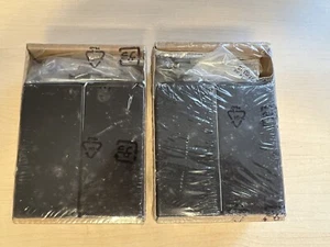 REDUCED IKEA STUBBARD BLACK WOOD FURNITURE LEGS 2 PACKS OF 2 NEW! REDUCED! - Picture 1 of 2