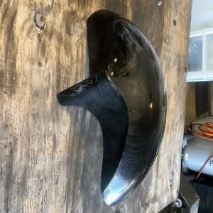 2005 KAWASAKI NINJA 250R FRONT WHEEL FENDER COWL FAIRING BLACK - Picture 1 of 14