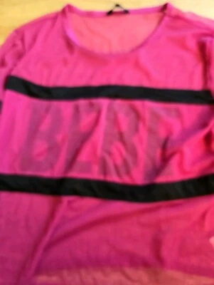 Bebe Sport сетки верхний ярко розовый M - Изображение 1 из 4