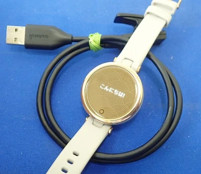 Garmin Lily Sport Light Sand Smartwatch Fitness Cream Gold READ DESCRIPTION - Image 1 of 4