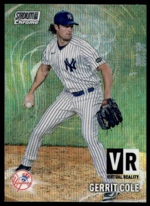 2021 Topps Stadium Club Chrome #VR-16 Gerrit Cole Virtual Reality Wave Refractor - Bild 1 von 2