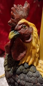 rooster lamp vtg resin corded - Picture 1 of 7