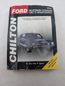 Chilton Ford Mustang and Cougar, 1964-73 Repair Manual 26600 Mechanic - Picture 1 of 5