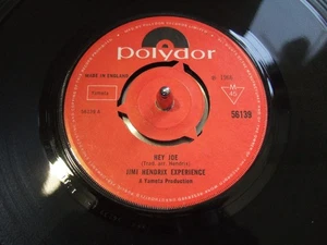 JIMI HENDRIX EXPERIENCE - HEY JOE - 1st UK  A  1 B  1 POLYDOR 56139 / 1966 EX+ - Picture 1 of 15