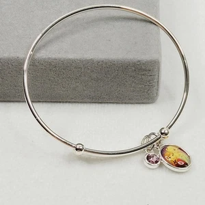 Disney Frozen Anna und Elsa verstellbarer Armreif Bettelarmband silberfarben - Bild 1 von 5