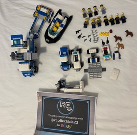 LEGO CITY LOT!: Off-Road Command Centre (4205) & Minifigs, Accessories, Vehicles