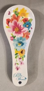 Pionierin Melamin Blumen Löffelablage - Bild 1 von 3