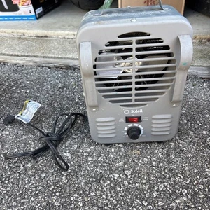 SOLEIL 1500W Mini Milk House Heater Adjustable Thermostat Workshop Garage Nice - Picture 1 of 2