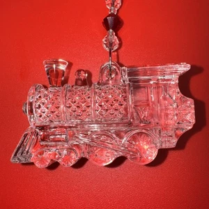 Waterford Crystal Train Engine Ornament w Hanging Hook 40005059 - Picture 1 of 7