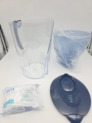 BRITA Marella XL 3.5L Water Filter Jug Blue & 1 MAXTRA PRO Cartridge, Flip Lid - Image 1 of 4