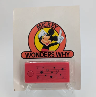 Vintage Disney Ephemera Collectible Mickey Wonders Why 110 film camera Red - Image 1 of 4