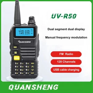 Walkie Talkie Quansheng UV-R50 VHF UHF Doble Banda Portátil Radios de Dos Vías UVR50 - Imagen 1 de 15