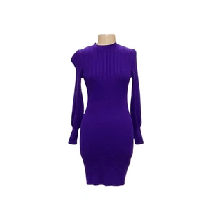 BNWT Banana Republic Purple Bodycon Dress XS - Picture 1 of 4