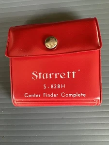 Starrett 5 Piezas Buscador Central Herramientas Completas Nº S-828H Bolsa Roja Mecanizado EE. UU. - Imagen 1 de 9
