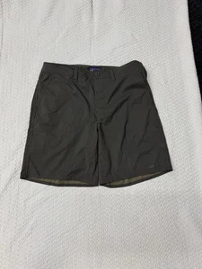 Patagonia Men's Stretch Terre Planing Shorts 19" Pismo Stripe Forge Grey Sz 35 - Picture 1 of 8