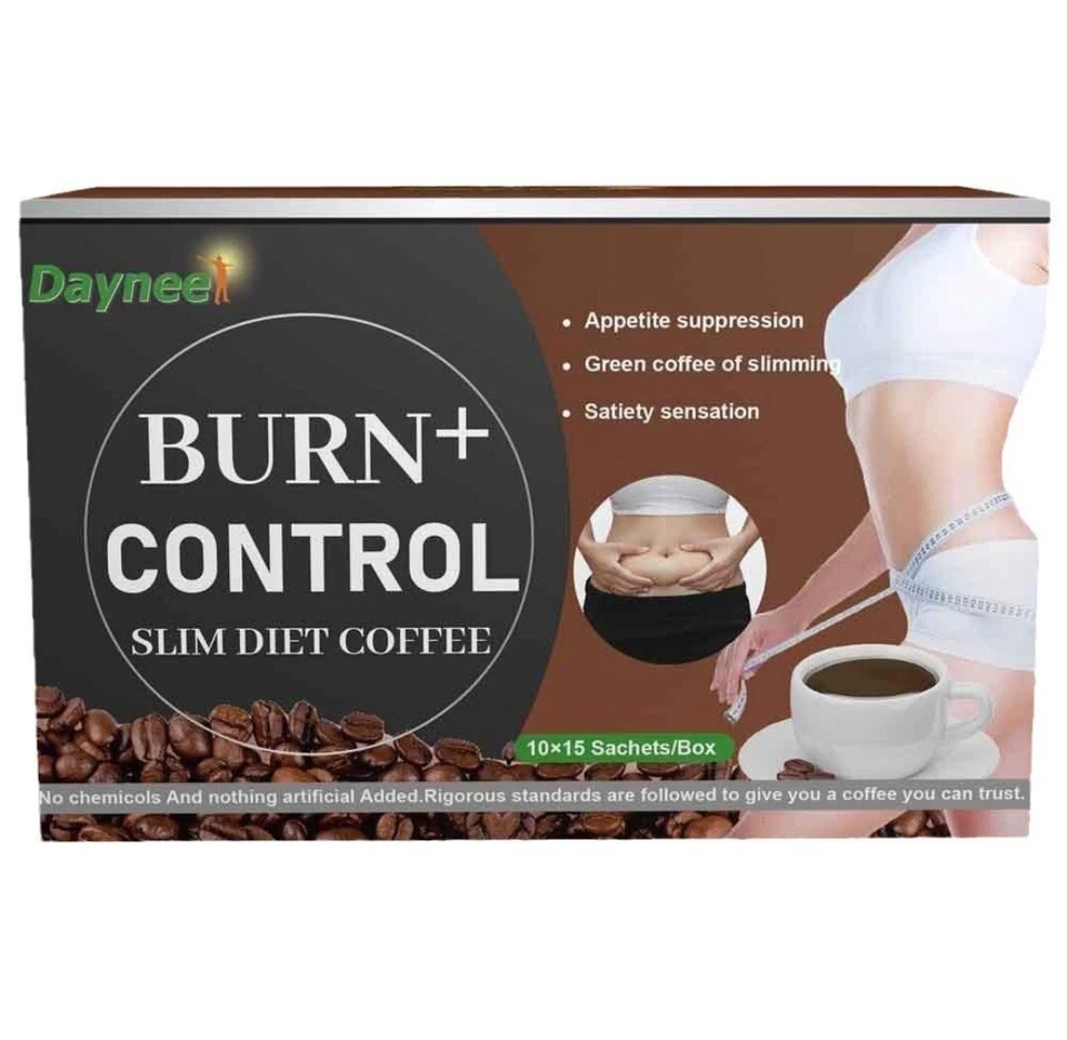 BURN + CONTROL SLIM DIET Coffee Weight Loss Natural Herbal Healthy Coffee - Image 1 of 1