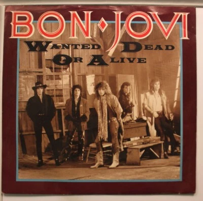 Picture Sleeve 45 Bon Jovi - Wanted Dead Or Alive / I'd Die For You on Mercury - Image 1 of 3