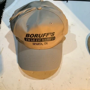 Boruff's Trailer Baseballmütze World Sparta, Tennessee geprägt Druckknopflasche Einheitsgröße - Bild 1 von 6