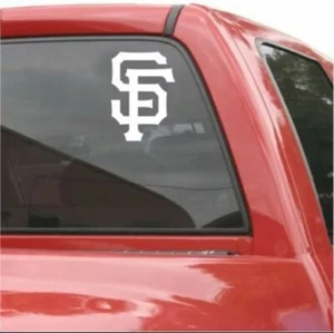 Calcomanía de vinilo para ventana de béisbol de los Gigantes de San Francisco 3,5" H - Imagen 1 de 2